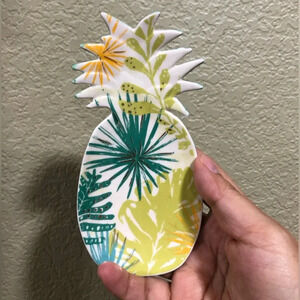 ANTHROPOLOGY PINAPPLE TROPICAL TRINKET DISH